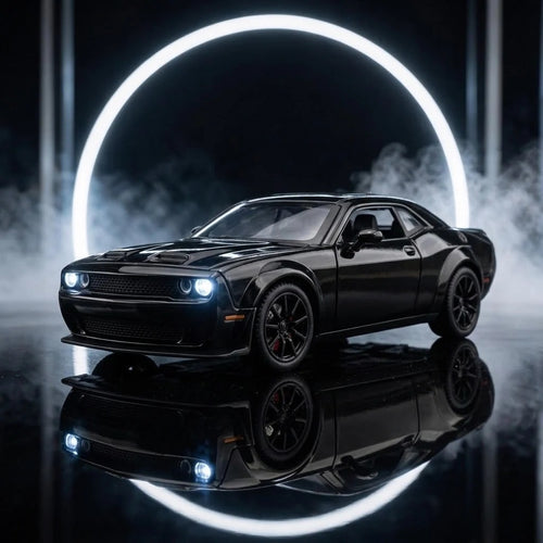 Mistwerks Muscle Coupe 1:24 model in black